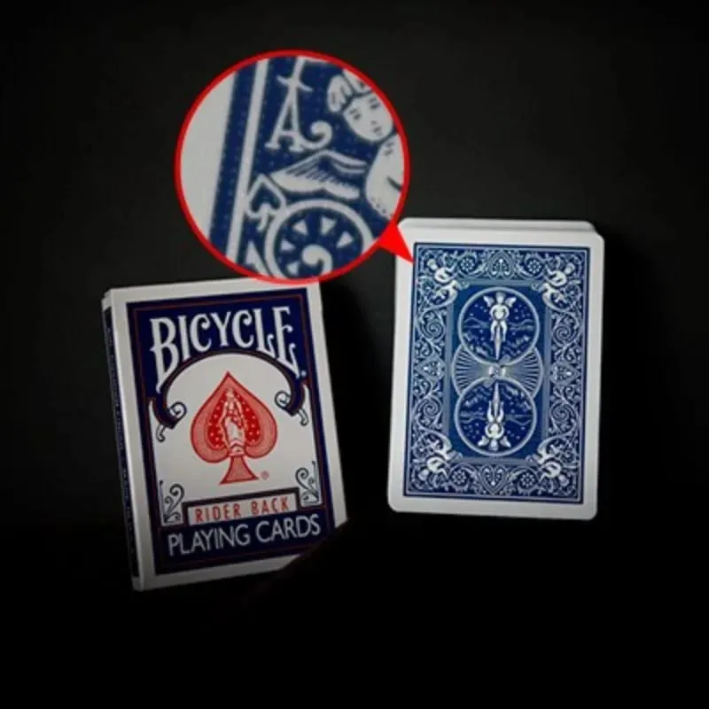 Baraja marcada definitiva (bicicleta), juegos de cartas de póquer, trucos de magia, póquer, accesorios de magia callejera de primer plano para mago profesional clásico — image 1