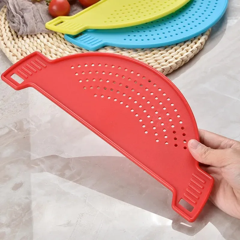 Pan Gryde Si Plast Pasta Spaghetti Praktisk Dræning Værktøj Gryde Si Pande Dræner til hjemmekøkken Nem dræning — image 9