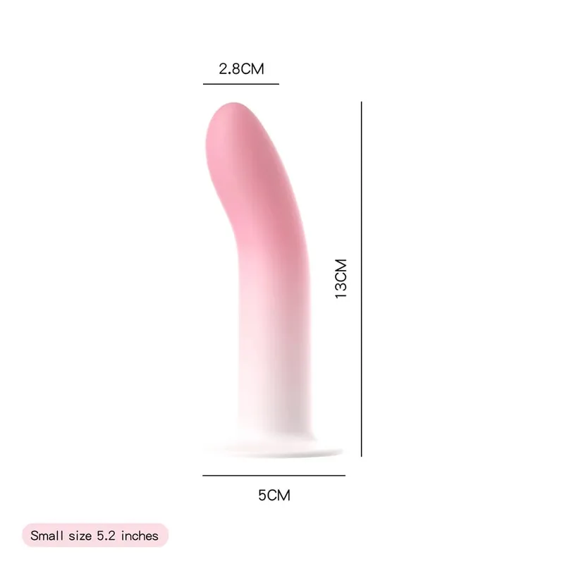 Flexibel flytande silikondildo för nybörjare G Spot personligt massageverktyg Sugkopp Analplugg Prosatmassager Kvinnlig sexleksak