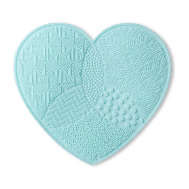 Scrubbing Pad Makeup Brushes Cleaning Silicone With Suction Cup Love Cleaner Washing Cosmetic Brush Beauty Supplies Tool — image 10