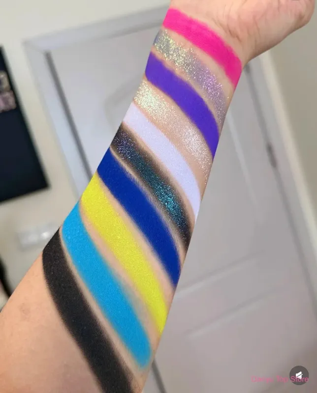 Anthemy10 Color Shimmer Matte EyeShadow Chameleon Pearlescent Diamonds Shine Brightly Eyeshadow Makeup Palette Cosmetics — image 6
