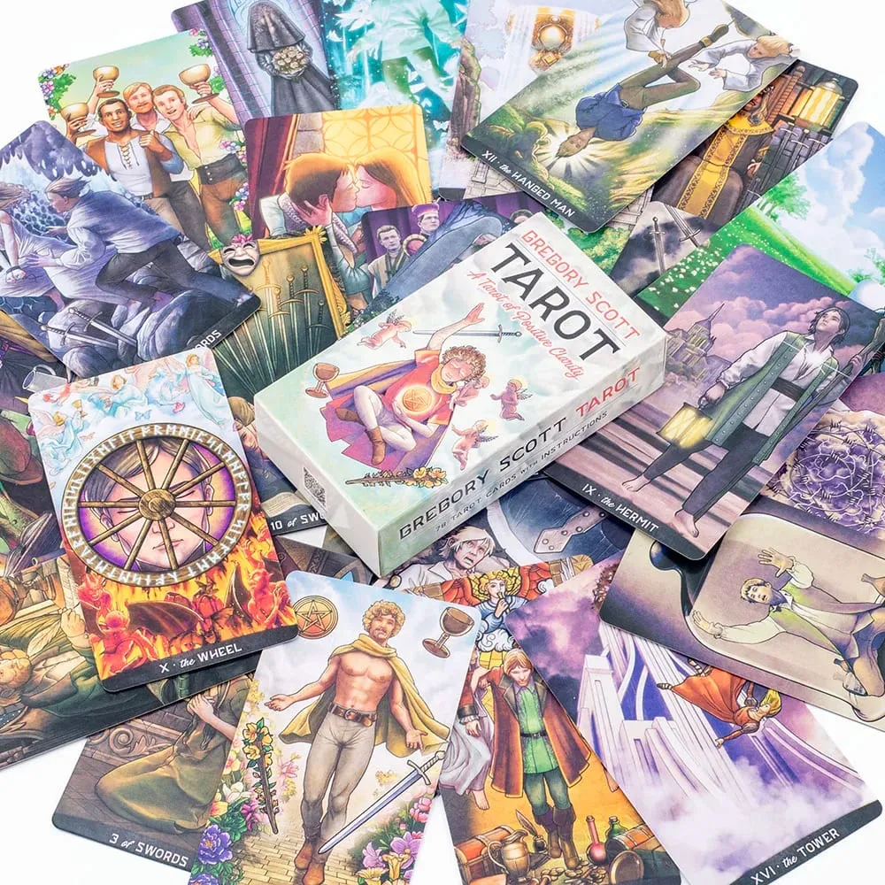 Gregory Scott Tarot 78-Card Deck Tabletop Cards Of Group Games For Parties Precognition & Divinatio Oracle Set 11.1*6.1cm — image 6