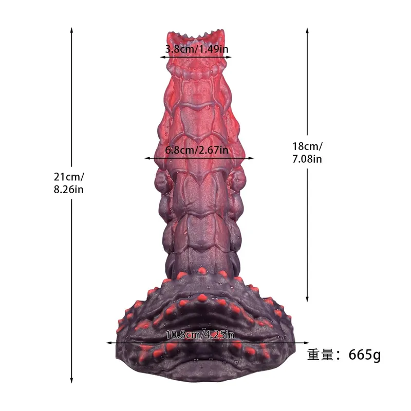 พัฒนาใหม่ Monster Dildo ขนาดใหญ่ Butt Plug อวัยวะเพศชายดูดถ้วยยักษ์ Slav Dildo G-spot กระตุ้นของเล่นสำหรับผู้ใหญ่สำหรับผู้หญิงผู้ชาย