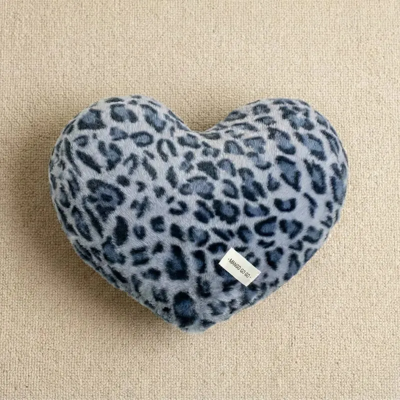 Oreiller imprimé léopard 40x35cm, peluche douce et chaude, coussin de canapé, cadeaux romantiques de la saint-valentin, décoration de maison pour 2026 — image 9
