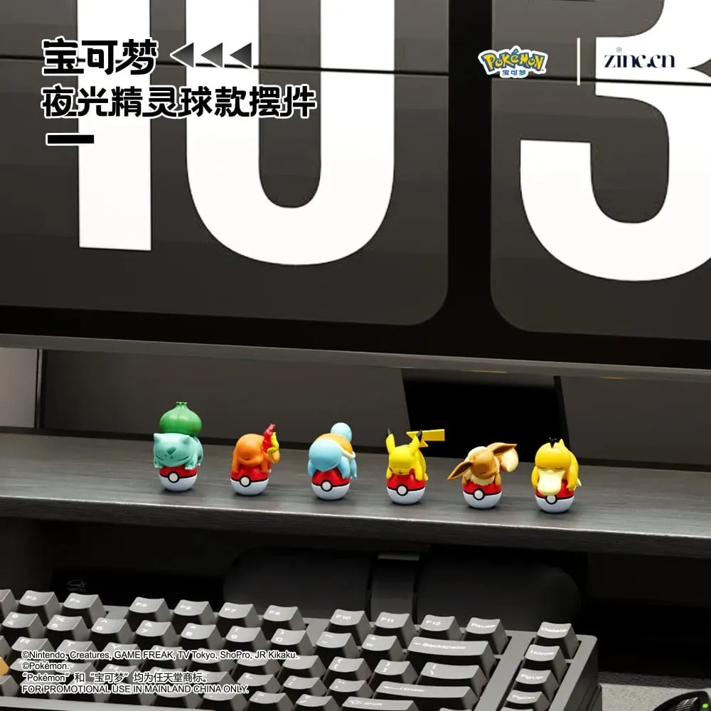 Originální Pokémon Pikachu Eevee Psydusk Squirtle Charmander Bulbasaur Anime Akční figurka Hračka Panenka Dekorace do auta Vánoční dárek — image 2