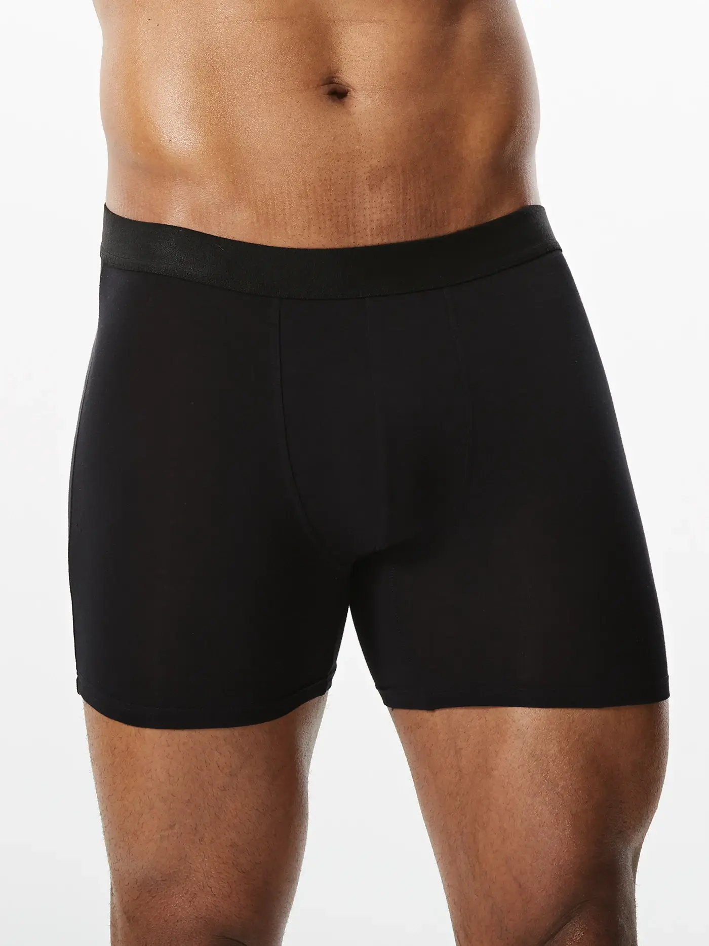 4pcs Pack Mid-Long Boxer Shorts Men Underwear Cotton Male Underpants for Men Sexy Homme Boxershorts Box Panties Slips Set Lot — image 2