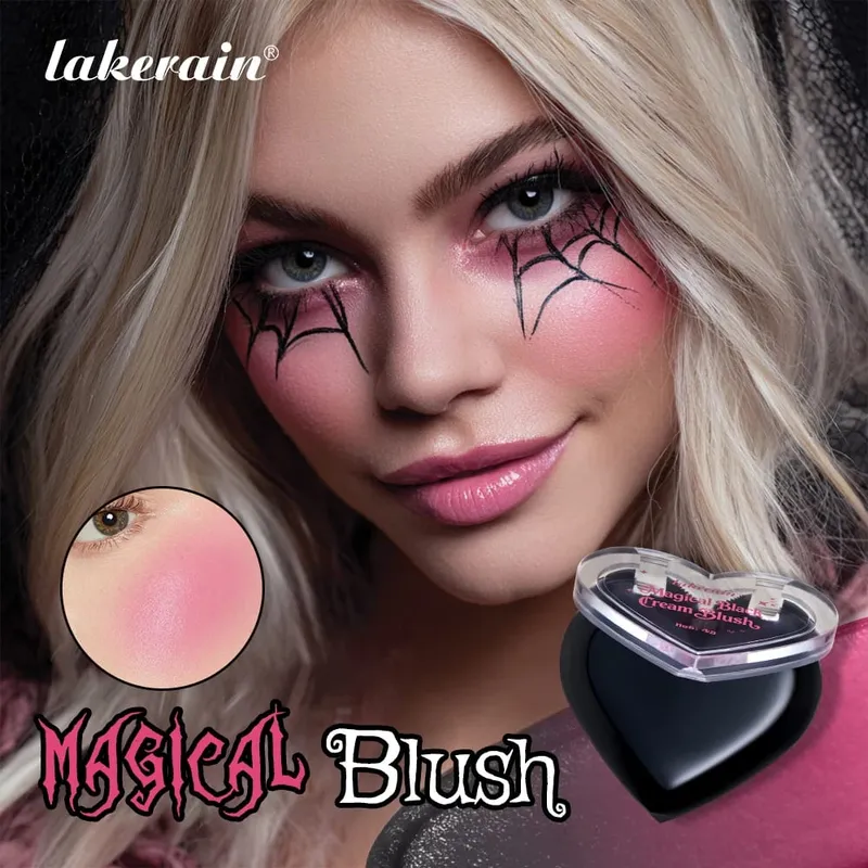 Kit Mekap Halloween Gothic Warna Tepu Tinggi Tahan Lama Mudah Dimatikan Formula Selamat Maskara Krayon Bibir untuk Harian & Pesta — image 4
