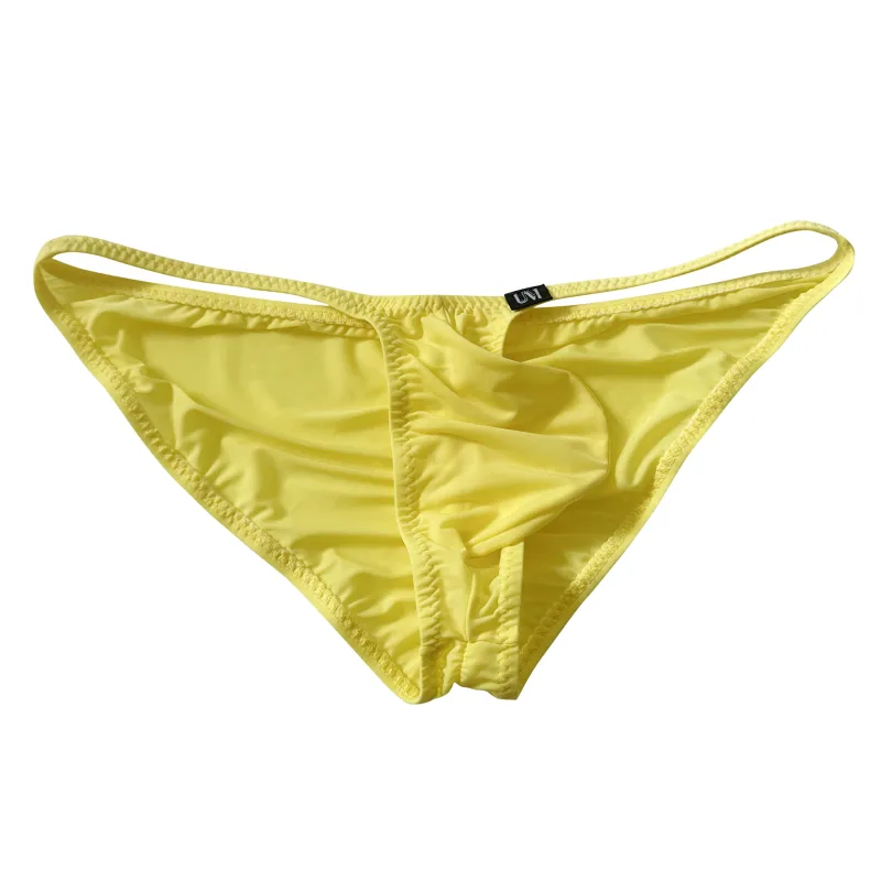 Ultra Low Waist Men's Briefs Thin Ice Translucent Sexy Underwear Comfortable Modern Fashion Buttock Highlighting Male Briefs — image 7
