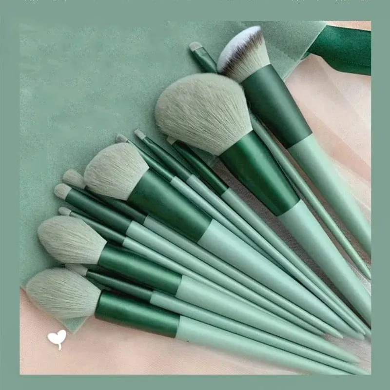8-13 Stuks Zachte Make-Up Kwasten Set Voor Foundation Blush Poeder Oogschaduw Markeerstift Blending Make Up Cosmetische Borstel Schoonheid gereedschap — image 5