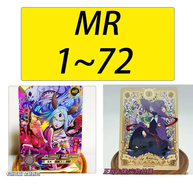MR CARD serie 38 ~ 72 NARUTO Haruno Sakura Uchiha Sasuke juego de bronceado tarjeta de colección regalo de cumpleaños de Navidad — image 39