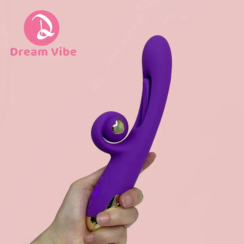 3 in 1 Snail Vibrator Flapping Tapping Tongue Flexiable Snail Penetration G Spot & Clitorial Sex Toy for Women Pleasure 18+ Toy