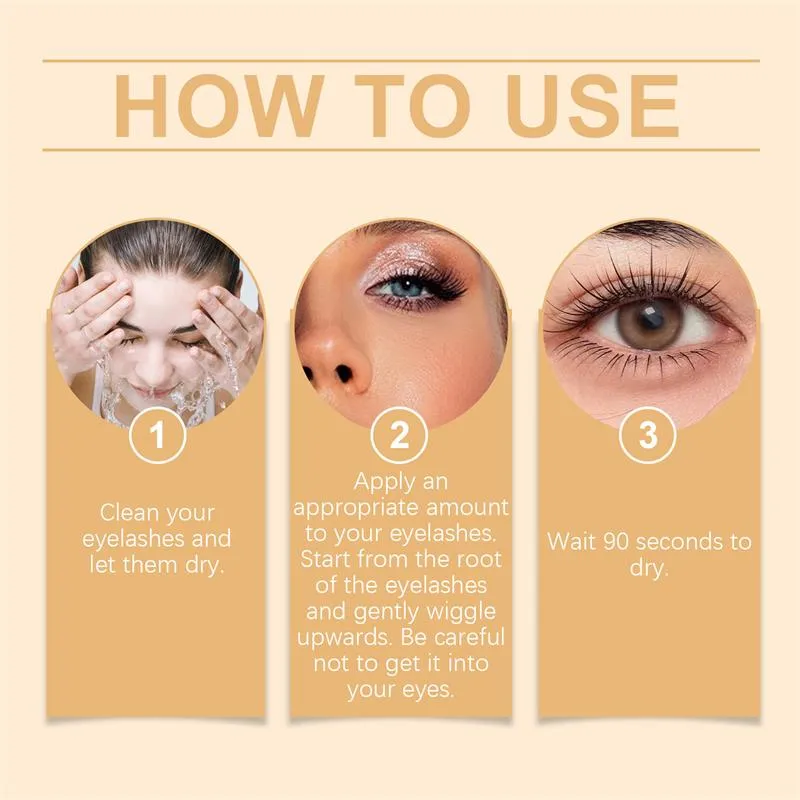 Natural Eyelash Growth Serum 7 วัน Eyelash Enhancer Longer Liquid Fuller หนา Curling Lash Treatment Eye Care ผลิตภัณฑ์แต่งหน้า — image 7