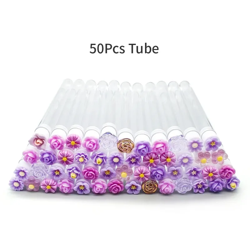 10/50PCS Reusable Eyelash Brush Tubes Eyebrow Brush Eyelash Wands Replaceable Dust-proof Cleaner Storage Tubes Makeup Tool — image 5
