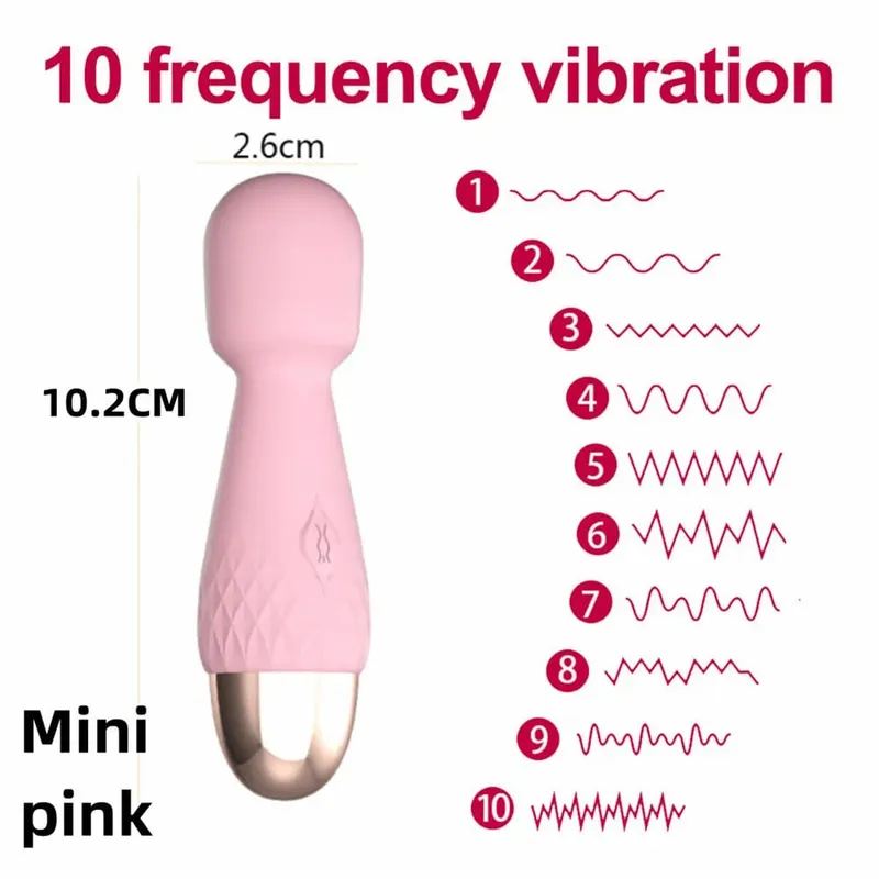 Wandนวดกระโดดไข่Bullet Vibrator G-SpotหัวนมClitoris Stimulatorเพศผู้ใหญ่ของเล่นสำหรับผู้หญิงDildo Masturbator Sex Shop — image 8