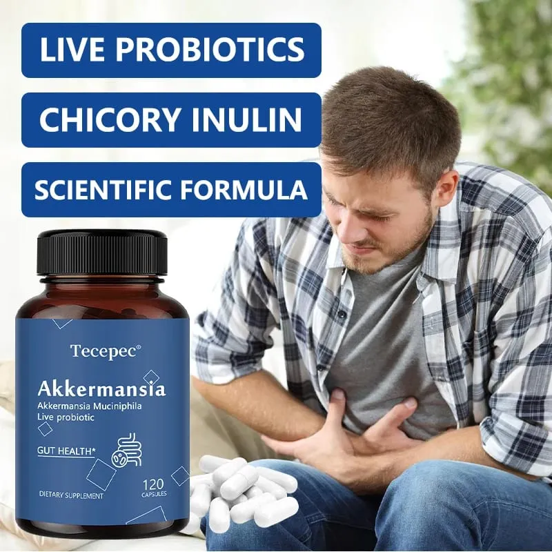 Akkermansia Muciniphila Active Probiotic Capsules Support Digestion Intestinal Health Promote Intestinal Flora Balance