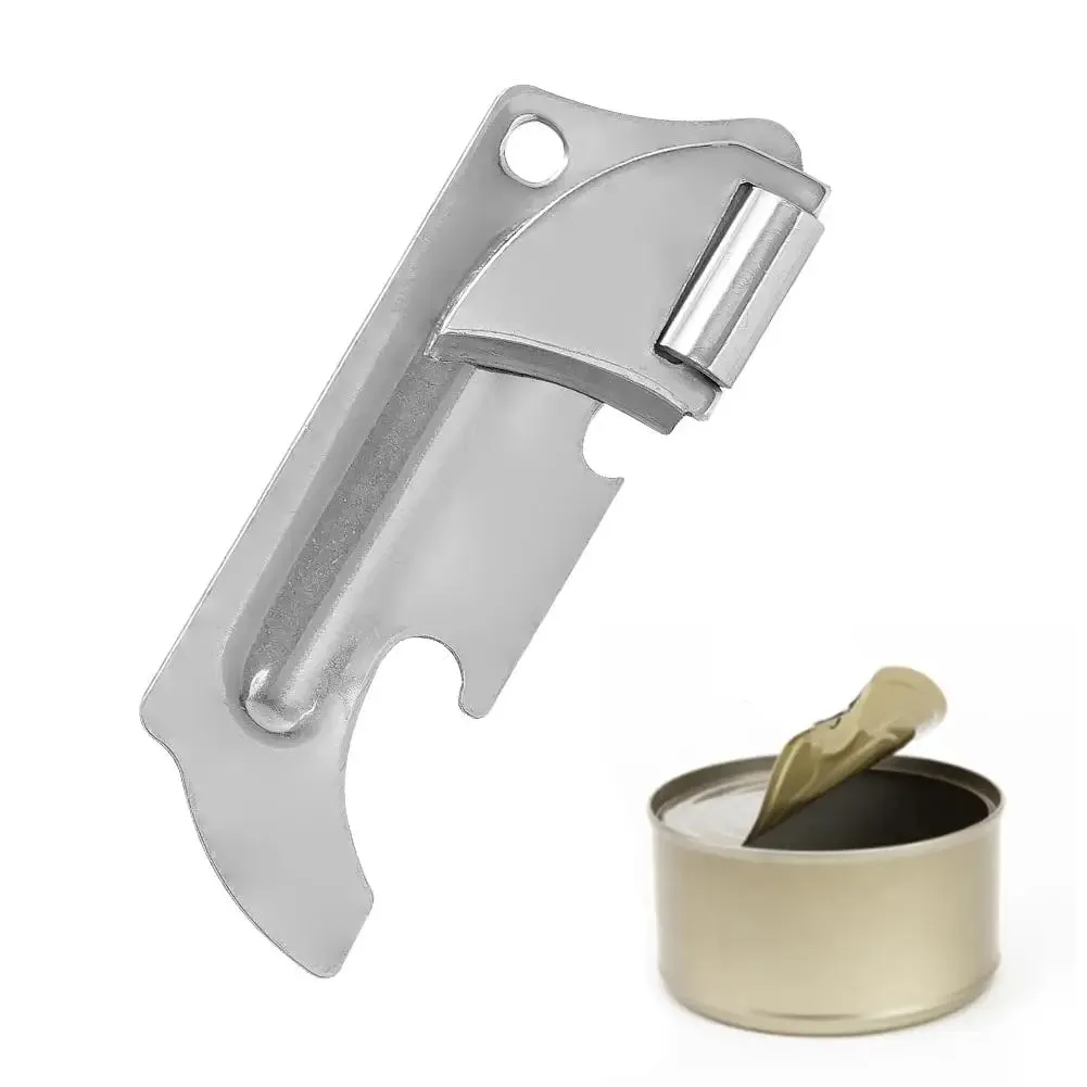 Can Opener Adjustable Steel Non-Slip Manual Jar Bottle Bottle Lid Opener Gadget Home Kitchen Professional Gadgets Tool