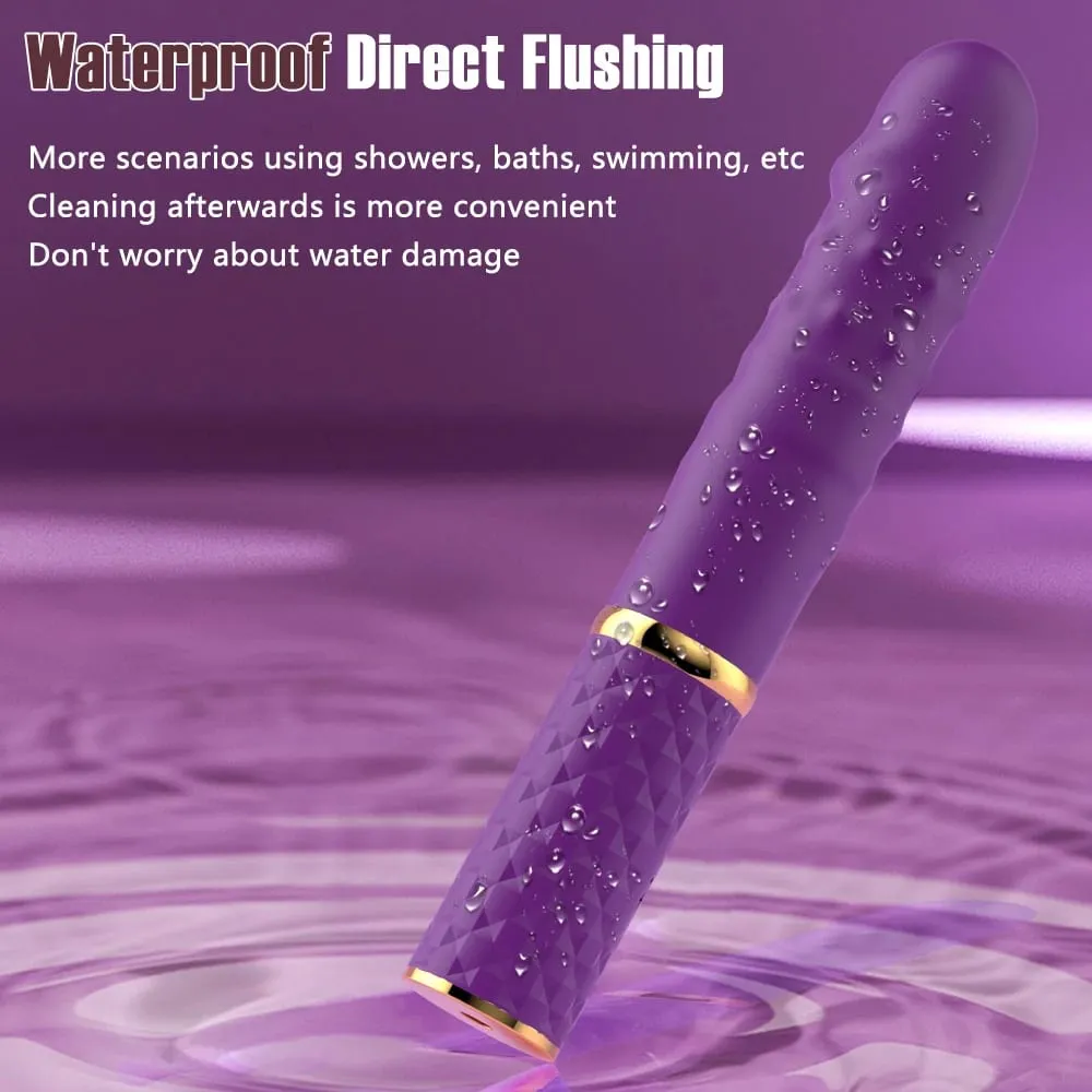เริ่มต้น Telescopic Dildo Vibrator Thrusting Retractable หี G Spot Clitoral Anal Stimulation Sex Machine ของเล่นสำหรับผู้หญิง — image 3