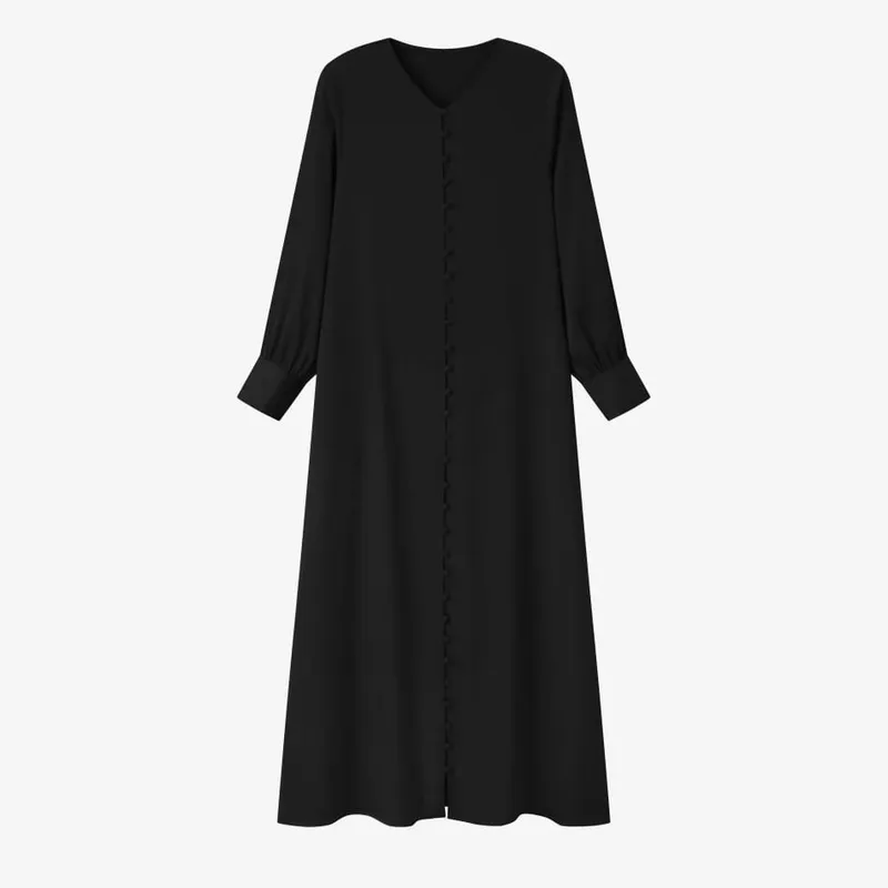 AS SS26 light satin ball buttons dress lightweight super comfortable fabric dressy woman clothes