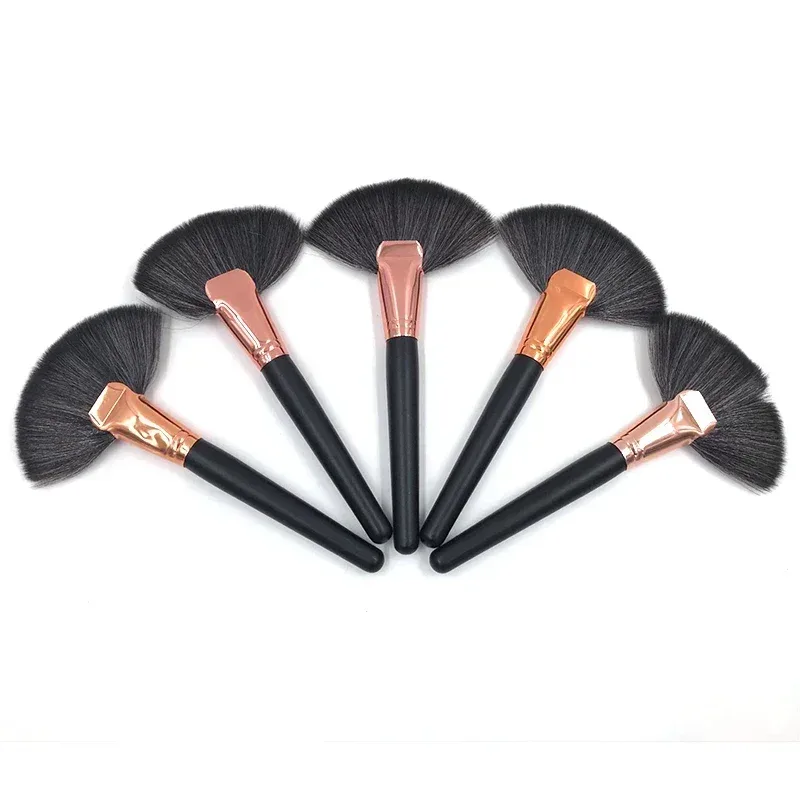 1 Buah Kuas Kipas Besar Rias Lembut Kuas Foundation Blush On Perona Pipi Kuas Stabilo Kuas Bedak Kuas Kosmetik Maquiagem — image 6