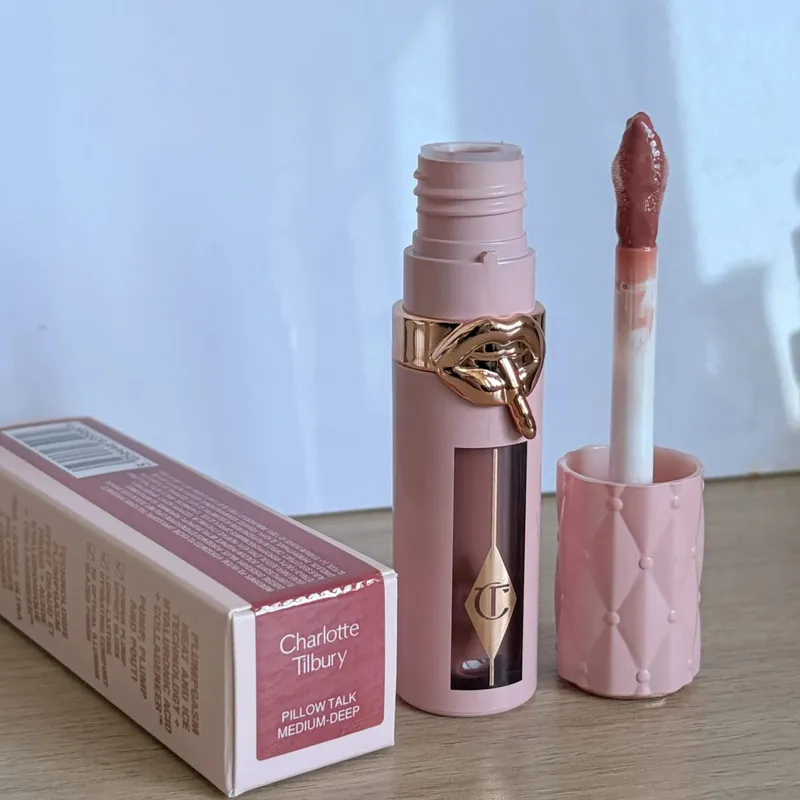 Nový Charlotte Tilbury Moisturized Plump Lip Gloss Balm Balm Tuhé želé zesvětlující rtěnka Lesk na rty Makeup Tilbury Cosmetics