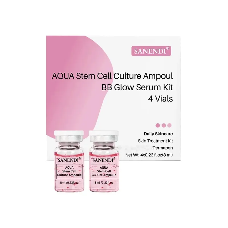 Sérum ADN de saumon Dr.Pen Kit de démarrage fond de teint Peptide AQUA sérum de cellules souches Essence hydratant soins de la peau du visage 4 flacons/12 flacons — image 7