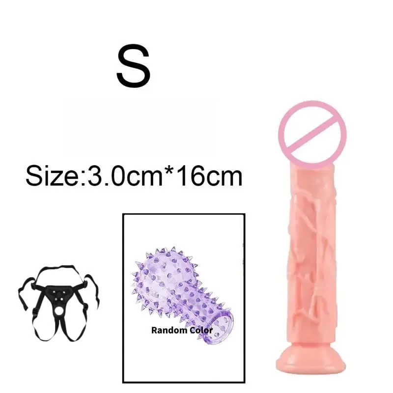 저렴한 현실적인 5 크기 엉덩이 플러그 딜도 남자 여자 남근 흡입 컵 항문 섹스 토이 게이 흡입 컵 빅 딕 질내 사정 — image 17