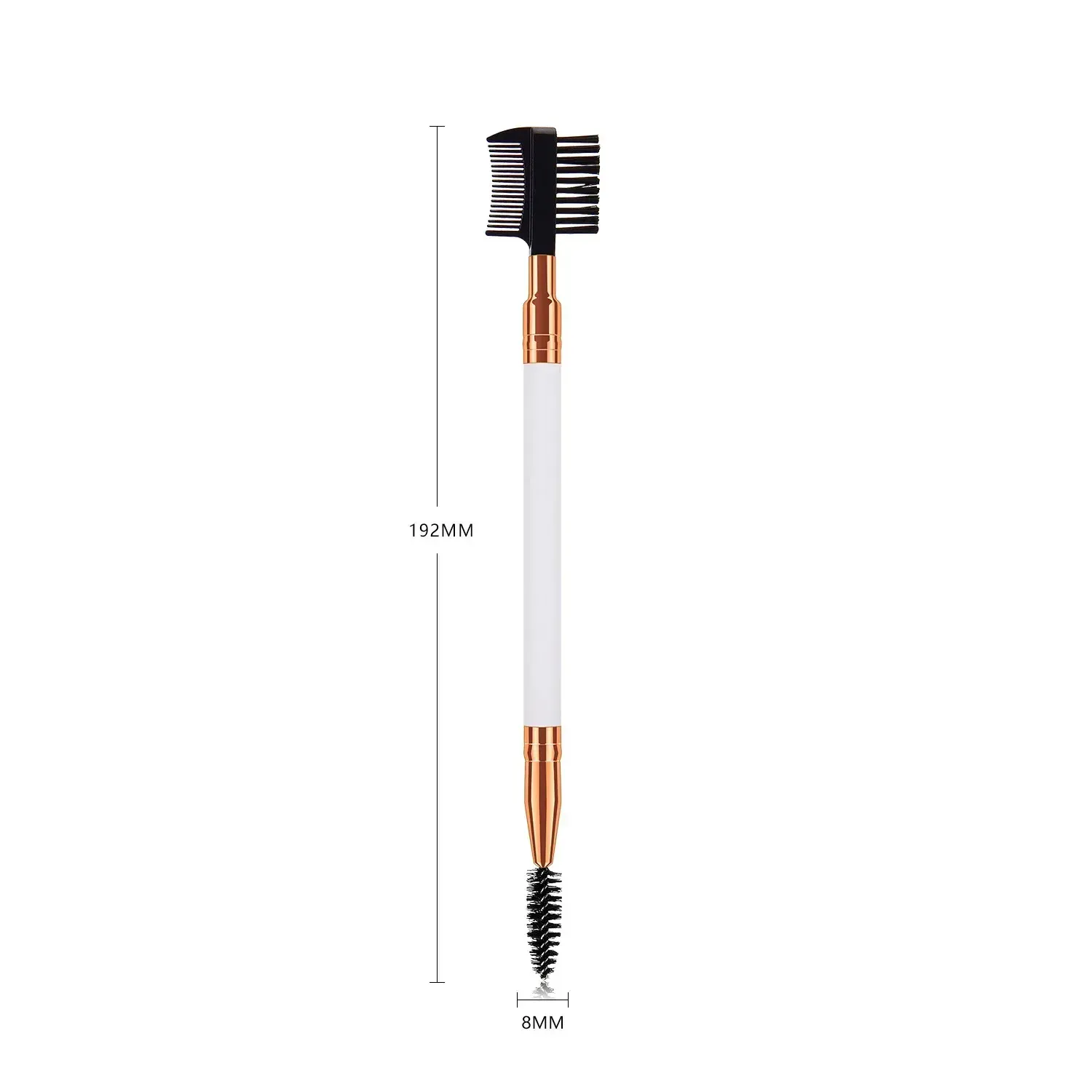 3/10 PC 1PC Doppelseitige Augenbraue Kamm Pinsel Schönheit Make-Up Pinsel Wimpern Applikator Professionelle Bilden Werkzeug — image 6