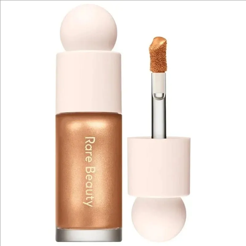 Rare Beauty Powder Blush Highlight Brighten Highlighter Mirror ชุดแต่งหน้าใบหน้าเรืองแสงติดทนนานเพื่อผิวกระจ่างใสอย่างเป็นธรรมชาติ — image 15