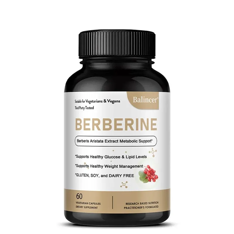 Berberine Capsules 500 Mg - Promotes Cardiovascular and Cholesterol Health Support Healthy Weight Management and Immune System — image 9