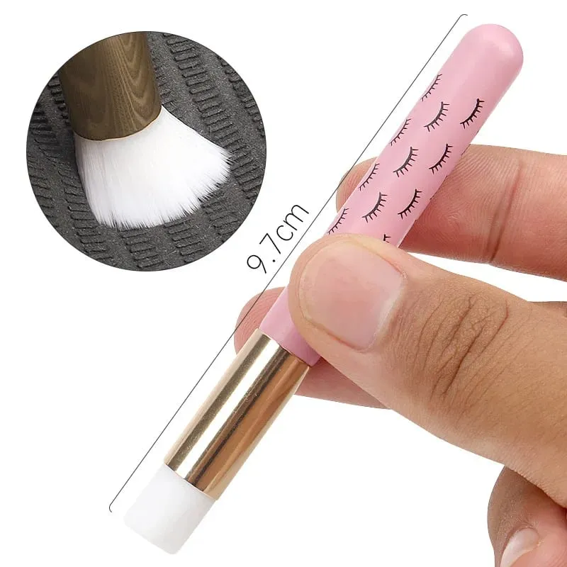 1/5PCS Spazzola per la pulizia delle ciglia Applicatore per estensione delle ciglia Sopracciglio Naso Spazzole Bottiglia di lavaggio Cura della pelle Strumento di trucco Forniture pulite — image 2