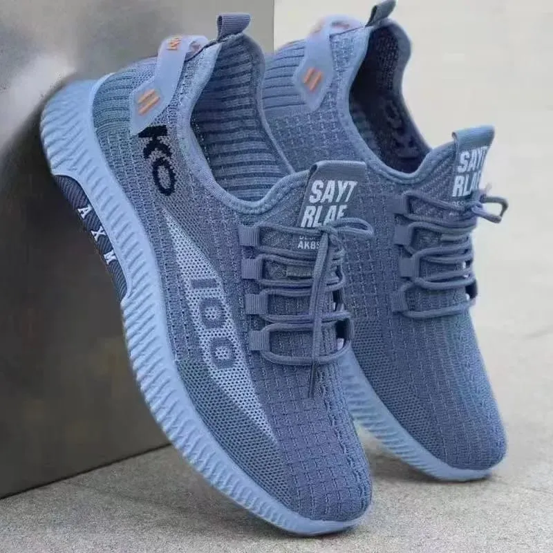 2025 Scarpe con suola morbida Primavera e autunno Vecchie scarpe di stoffa Scarpe in mesh traspirante Scarpe basse casual antiscivolo resistenti all'usura Scarpe da lavoro — image 3