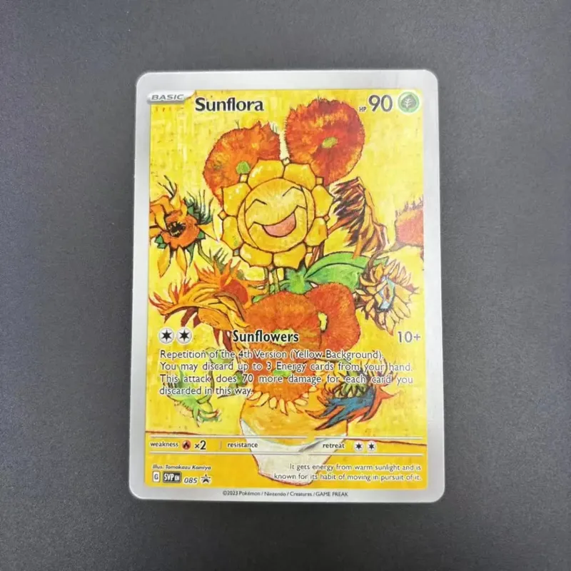 Collezione di carte fai da te 2023 SVP EN VAN GOGH/CAPPELLO IN FELTRO GRIGIO Self Made Singola carta Gioco classico Anime Carte regalo giocattolo — image 16