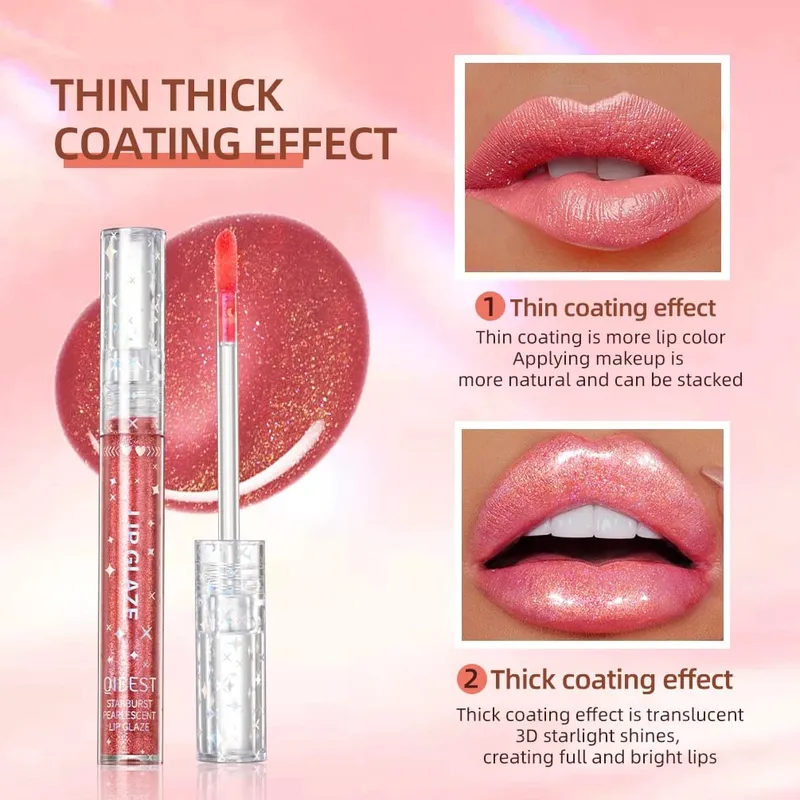 9 Farben Lipgloss-Sets, langlebiger Glitzer-Flüssig-Lippenstift, feuchtigkeitsspendend, leuchtender Lipgloss, Make-up, glänzende Lippenglasur-Sets — image 5