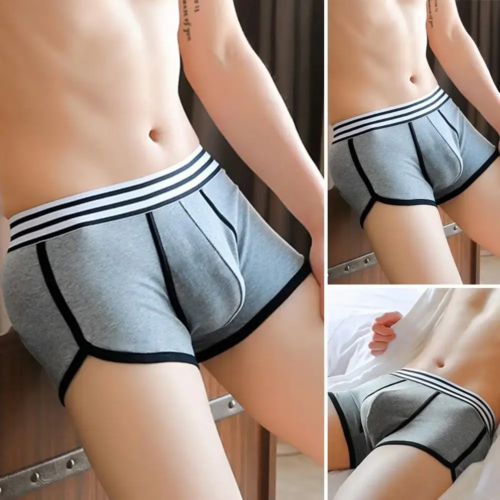 Men Boxers Underwear Soft Breathable U Convex Sweat Absorption Comfortable Men Underwear High-Quality Breathable Men Underpants
