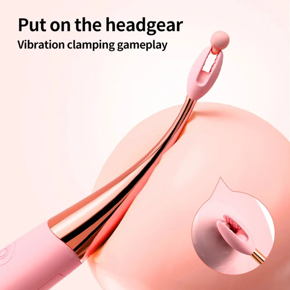 G Spot Vibrator Kuat Frekuensi Tinggi Vibrator Jilat Kelentit Perangsang Puting Melancap Masturbator Urut Mainan Seks untuk Wanita Dewasa — image 4