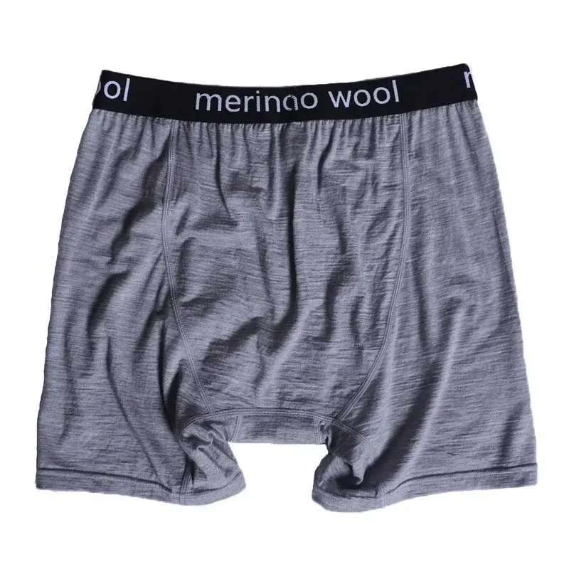 100% Merino Wool Mens Lightweight Boxer Brief Merino Wool Underwear Soft Moisture Wicking Breathable Sports Hiking Underpants — image 12