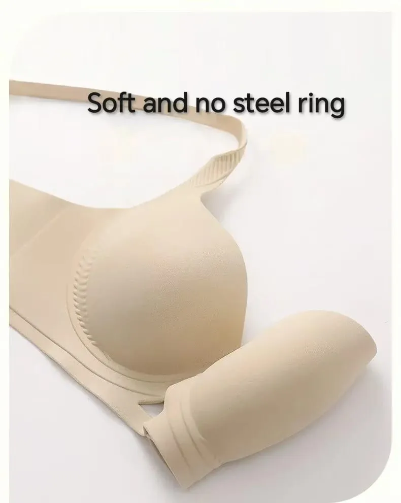 Nuovo reggiseno push-up confortevole e senza cuciture in un unico pezzo scavato, raccolta del seno piccolo, anti-cedimento, senza reggiseno ad anello in acciaio — image 7