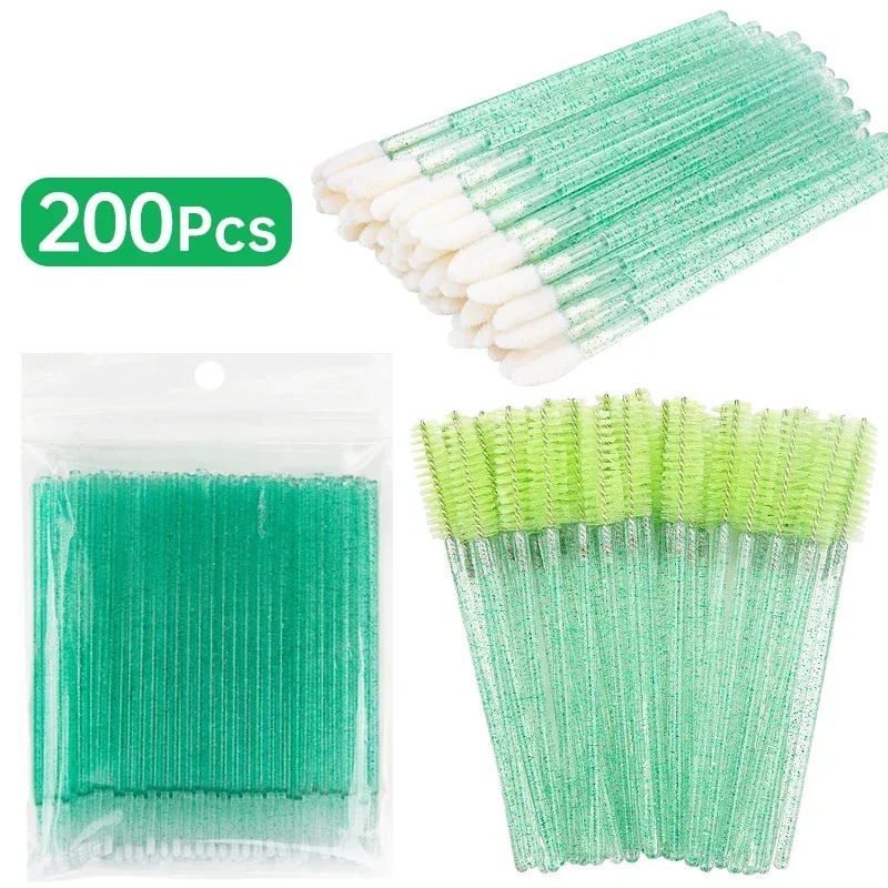 200 spazzole professionali per la pulizia delle ciglia - micro bacchette da salone per la rimozione e il mantenimento delle estensioni delle ciglia | Kit di strumenti senza pelucchi — image 10