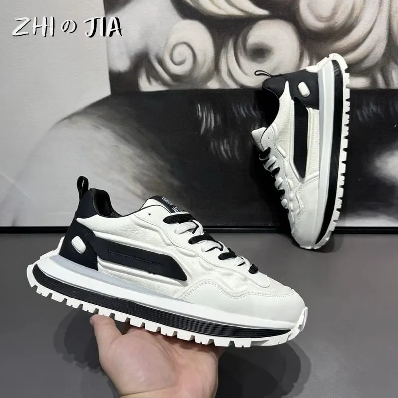 Herren-Sneaker mit dicker Sohle, höhenvergrößernd, lässiger Sneaker, Outdoor-Laufschuhe für Herren, modisch, rutschfest und verschleißfest — image 5