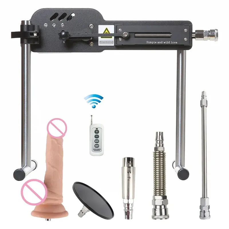 שדרוג מכונת סקס עם שלט רחוק Super Silent Ultra Adjustable Vac U Lock 30db 70W מכונת אהבה עם Big D חינם — image 9