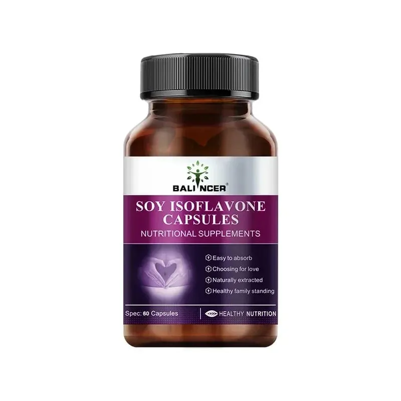Sójový isoflavonový extrakt kapsle Udržování fyzického stavu Menopauza Úleva Podpora nálady Doplněk výživy pro ženy — image 9