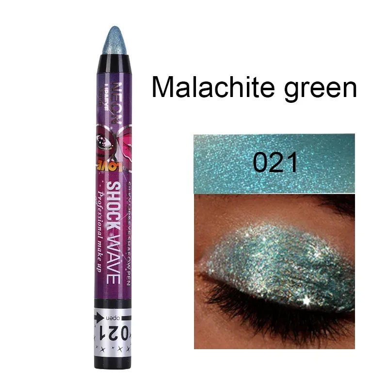 2 In 1 Eyeshadow Lipstick Stick Pencil Waterproof Glitter Matte Eye Shadow Makeup Pigment Eyeshadow Pen