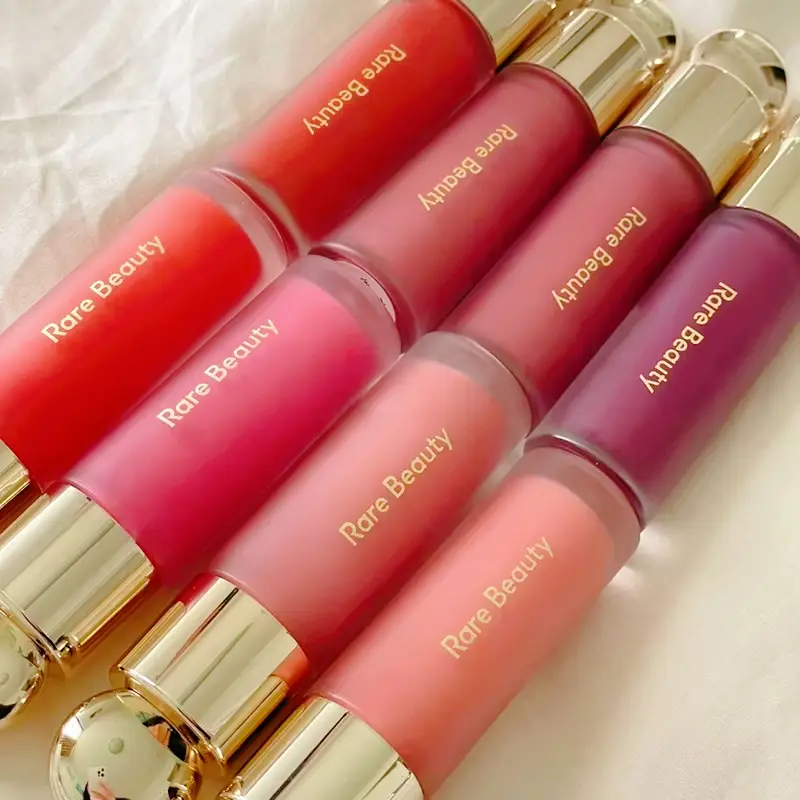 Rare Beauty Love Joy Flüssiger Rouge-Lippenstift, Rouge, Wangenrouge, wasserfest, Feuchtigkeitscreme, Gesichtskontur, Schatten, Lipgloss, pralle Kosmetik — image 2