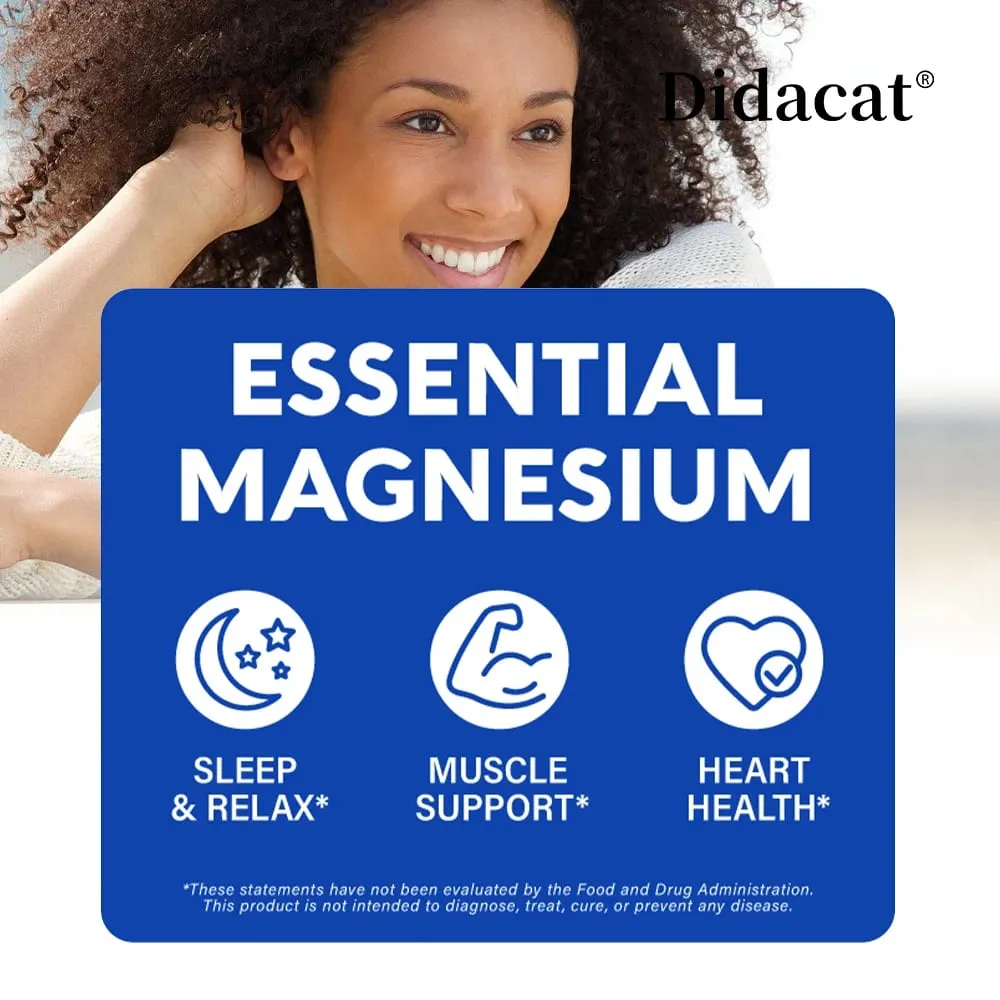 Magnezyum Sitrat - Kalp Kası Sinir Kemik Sağlığı için Maksimum Emilim ve Yüksek Etkili Magnezyum Kompleksi Takviyesi — image 2