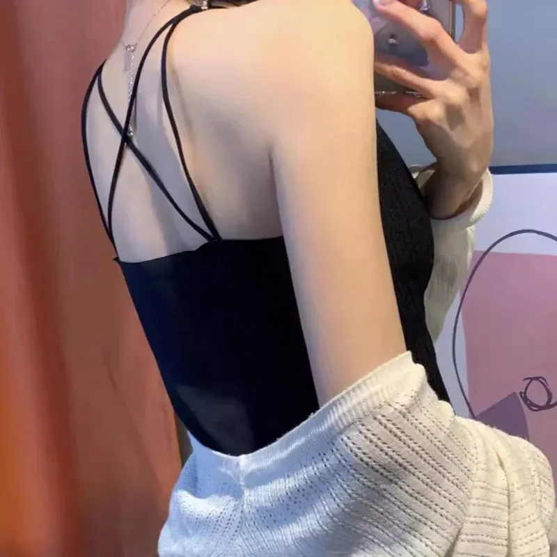 ฤดูร้อน Bra รัดตัวสีดำ Active Big ขนาด Bralette Anti Sagging Bra เสื้อกั๊กหัวข้อ Camisole & ถัง Traf เสื้อผ้าผู้หญิง top Traf Zara — image 3