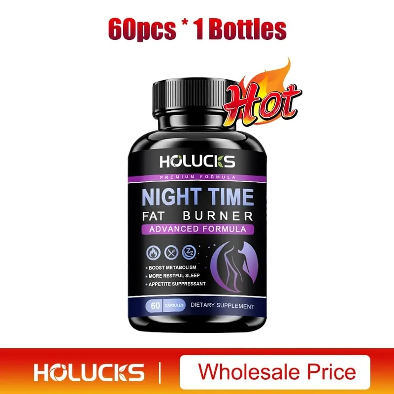 Bruciatore di grasso notturno extra potente Promuove un sonno veloce Aumenta il metabolismo e bilancia il cortisolo Riduce l'appetito notturno