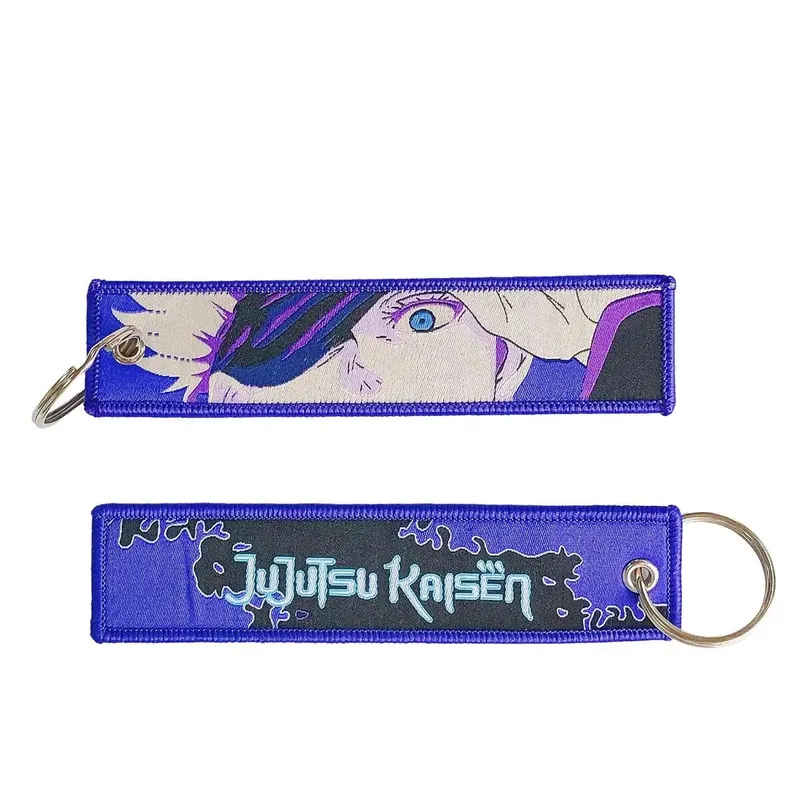 Embroidery Cool Eagle Beak Keychain Lanyard Anime Manga Series Badge Holder USB Pendant Portable Key Lanyard Accessories — image 29
