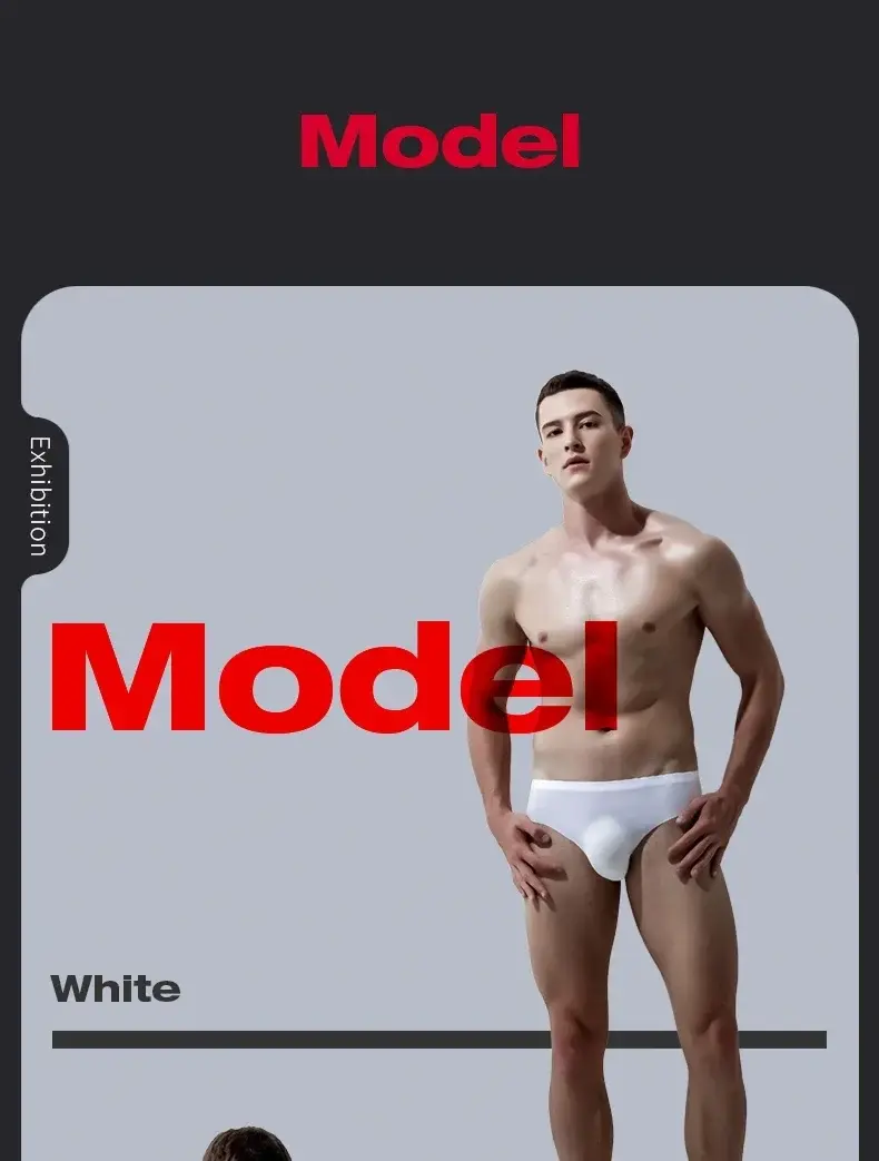 3PC Herrenunterwäsche aus Eisseide, Sommer atmungsaktiv, schnell trocknend, nahtlose Shorts, transparent, ultradünn, personalisierbar — image 21