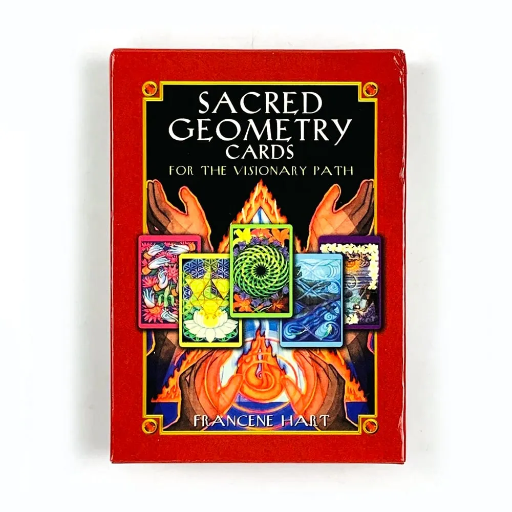 New Sacred Geometry Cards For The Visionary Path A 64 Pcs Oracle Cards Integrating Math Science and Spirituality Party Game