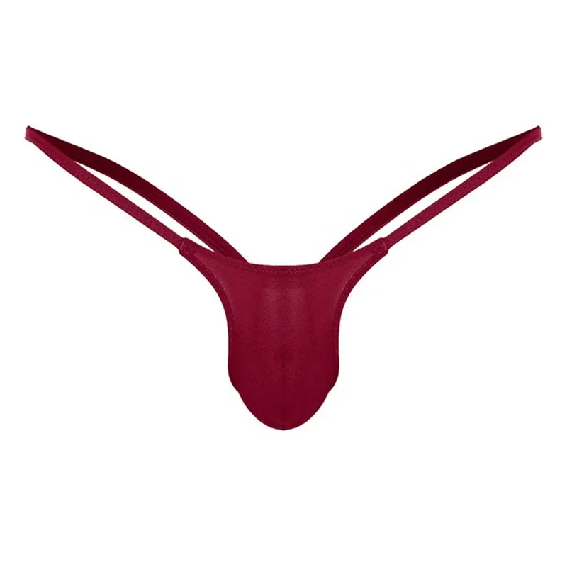 울트라 얇은 게이 남성 끈 팬티 g-문자열 원활한 남성 Jockstrap 마이크로 T 백 속옷 남성 문자열 비키니 수영복 파우치 언더 팬츠 A50 — image 18